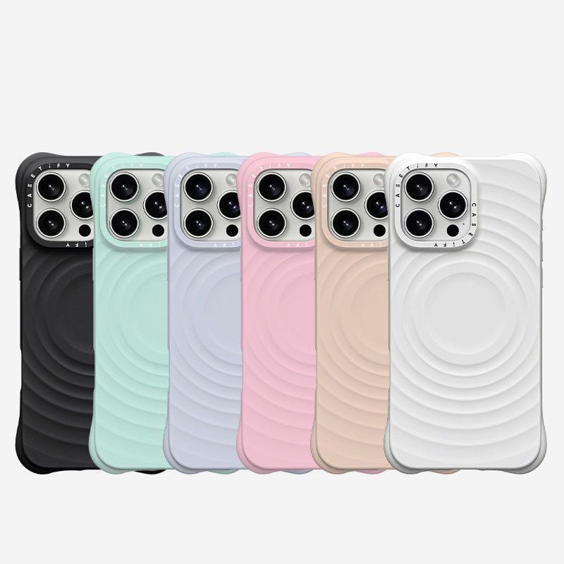 Casetify Same Style Huaqiangbei Top-Tier Magnetic Shockproof Ripple Protective Case/Compatible with Apple iPhone 17 Pro Max/17 Pro Liquid Silicone Phone Case Capacitive Camera Button Casetify Same Style Huaqiangbei Top-Tier Magnetic Shockproof Ripple Protective Case/Compatible with Apple iPhone 17 Pro Max/17 Pro Liquid Silicone Phone Case Capacitive Camera Button