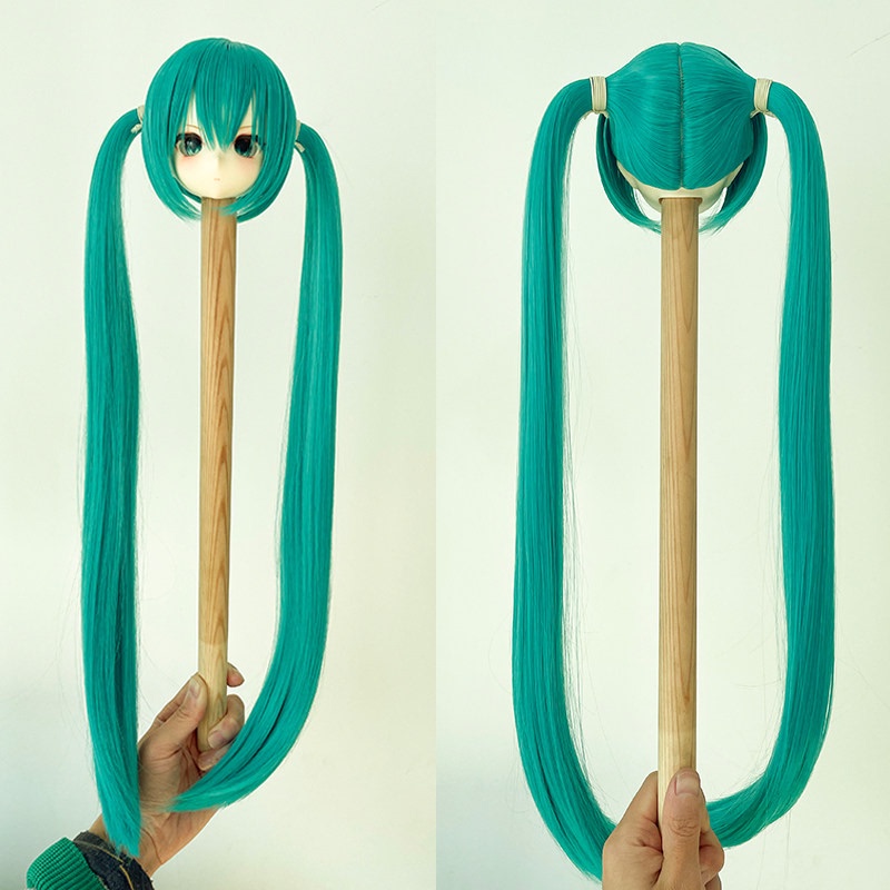 Elvis Squirrel Heat-Resistant Fiber Hatsune Double Ponytail Greenish Yellow High Temperature Fiber Wig Bjd/Mdd/Sd/Dd Wig Elvis Squirrel Heat-Resistant Fiber Hatsune Double Ponytail Greenish Yellow High Temperature Fiber Wig Bjd/Mdd/Sd/Dd Wig
