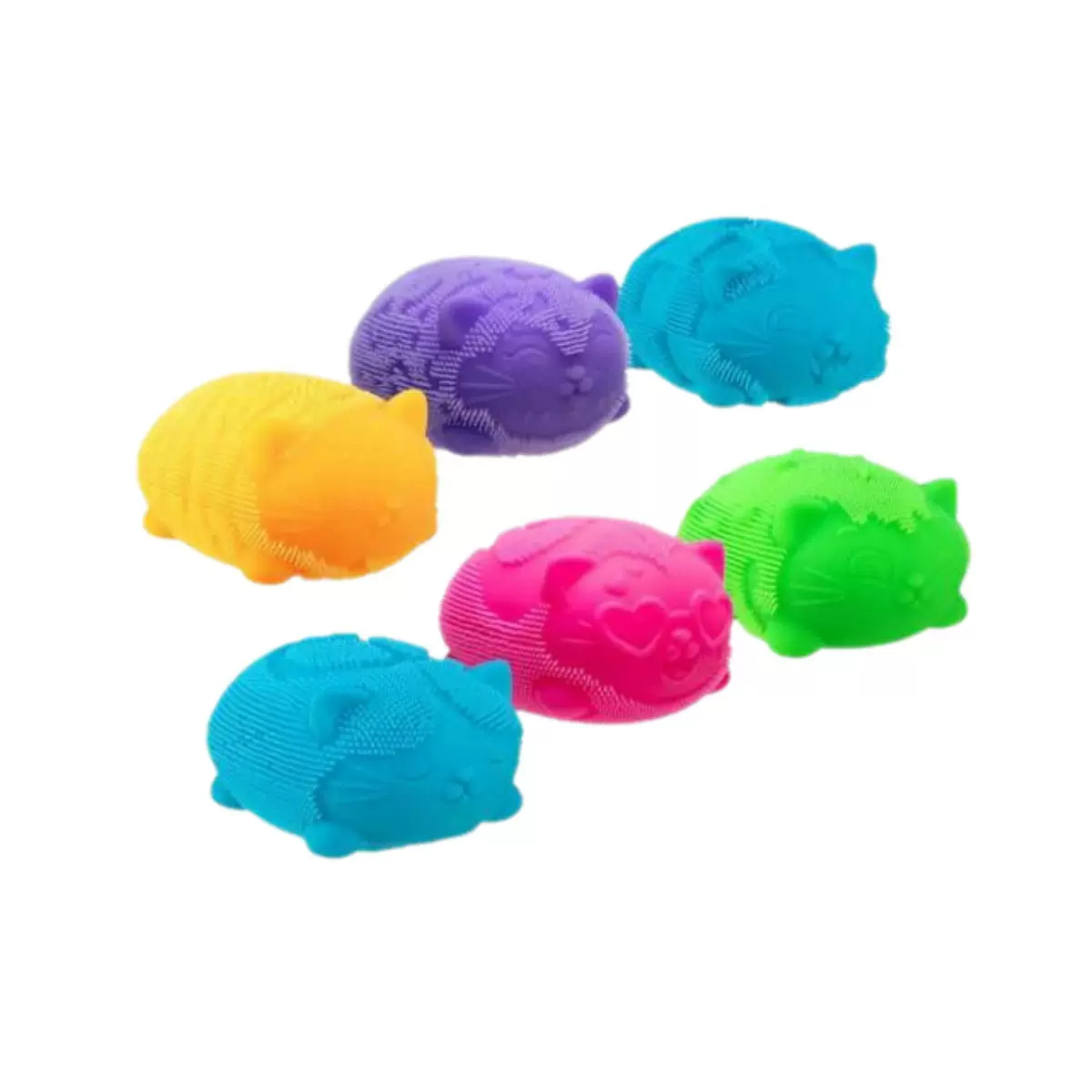 Антистресс-мяч squishy «кот» и градиентный шар, 6,5 см, мягкий сжим