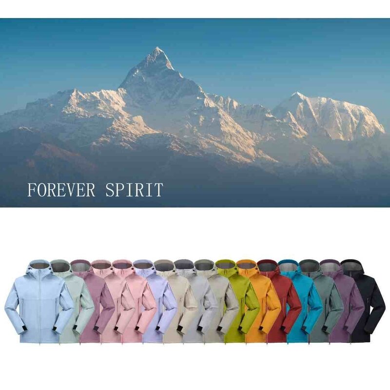 Forever Spirit/Hengjing Men's and Women's Sports Fleece-Lined Softshell Jacket Hm26A136
