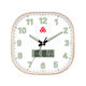 Shanghai Sanwu Brand Luminous Wall Clock Bedroom 555 Creative Clock Living Room Time-Honored Quartz Clock Calendar Wall Watch