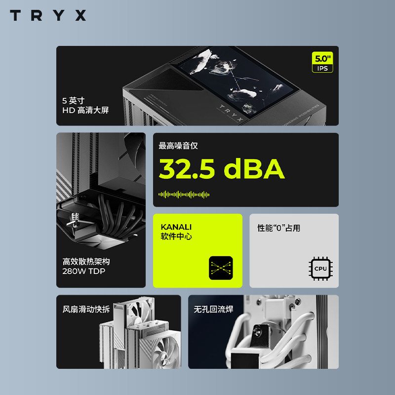 Система охлаждения TRYX TURRIS Fengyu 620 черный