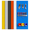 Hole board hardware tool rack tool hanging plate rack material rack repair storage rack hook shelf display rack