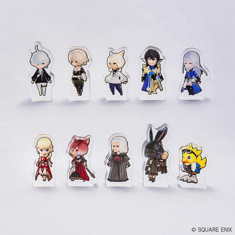 [in Stock] Squareenix Final Fantasy Xiv Outline Cutout Vol. 1 Mini Acrylic Brick Blind Pack