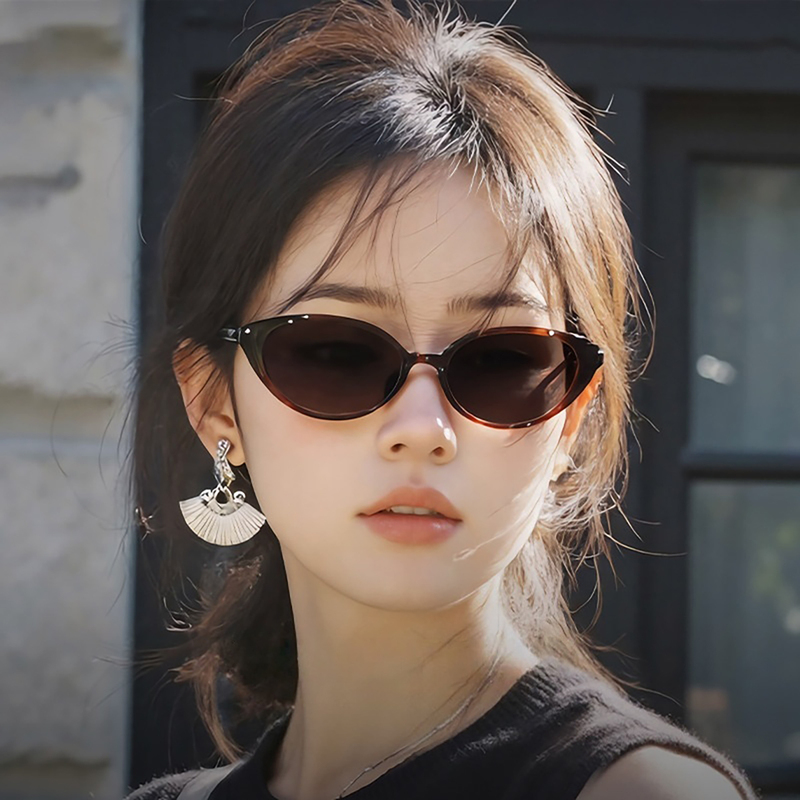 Original 2026 New Cat-Eye Polarized Sunglasses for Women, High-End Feel, Prescription Lenses, Uv Protection, Trendy Sunglasses