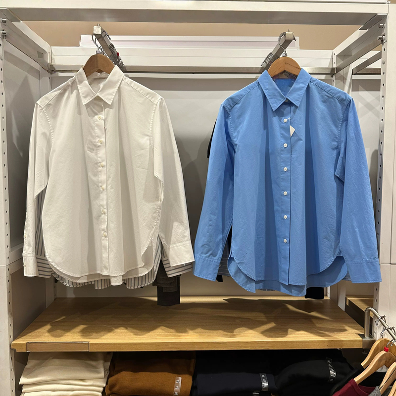 [Same Style as in Shopping Malls] Cotton Shirt/Long-Sleeved Women's Shirt Casual Commuter Jacket New Style 482828