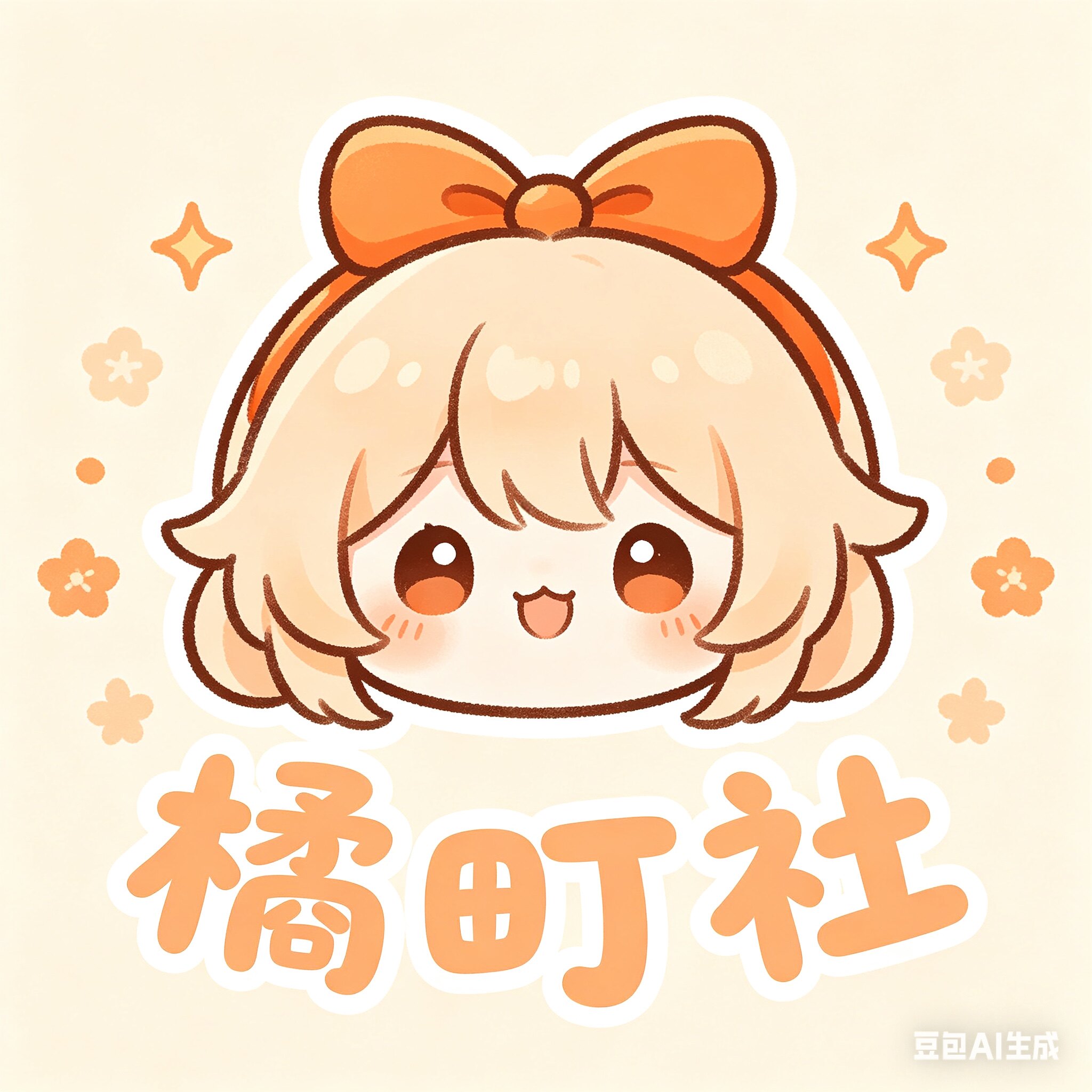 橘町社的LOGO