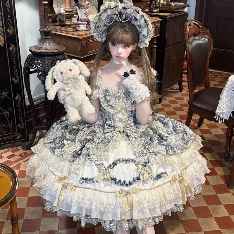 Подлинное дизайнерское платье, стиль Лолита, Lolita Jsk