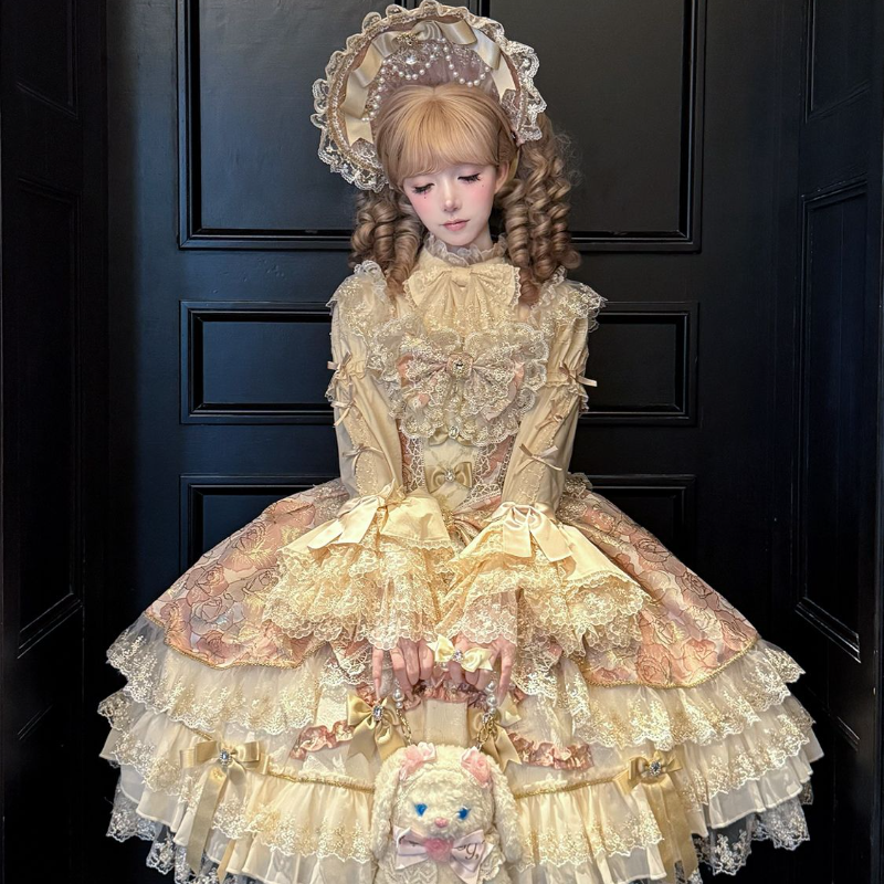 Подлинное дизайнерское платье, стиль Лолита, Lolita Jsk