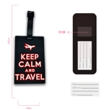 Мультяшная багажная бирка, картхолдер, чемодан для путешествий