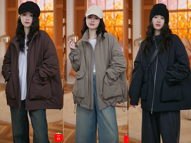 【Mdeco】[Time Pier] Wind-Resistant Warm Mountain Series Workwear Minimalist Sweet Cool Jacket