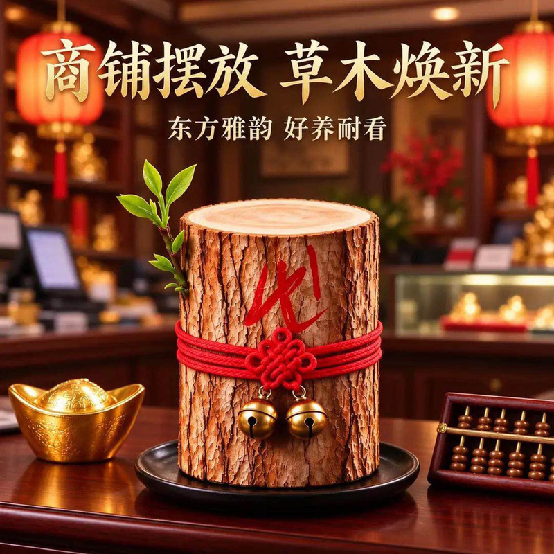 【Lightning-Struck Fragrant Dragonwood】Fragrant Dragon Blood Tree from Longhu Mountain That Can Bloom, a Decorative Item