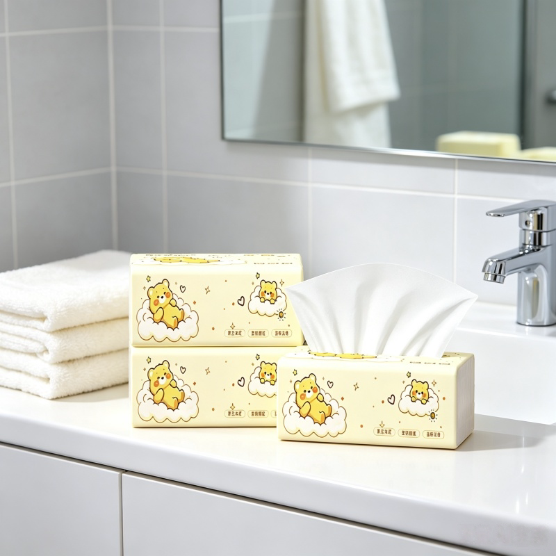 Cute Tissue Paper for Home Use, Table Wiping Paper, Household Napkins for Guests, and Hand Wiping Napkins