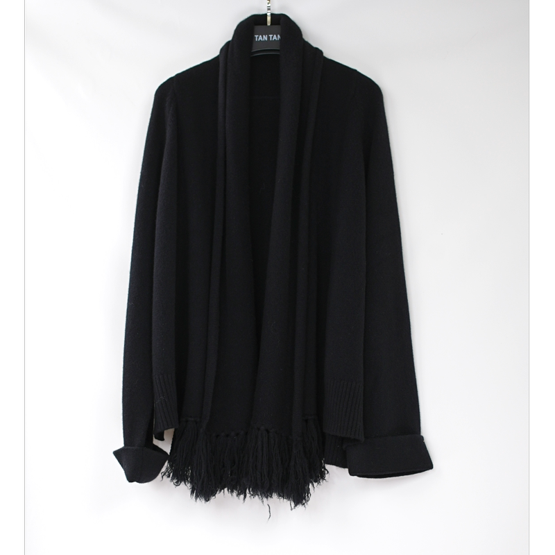 Tantan Light Luxury Women's Clothing Slimming Versatile Loose Tassel Shawl-Style Long-Sleeve Knitted Cardigan 9748 Tantan Light Luxury Women's Clothing Slimming Versatile Loose Tassel Shawl-Style Long-Sleeve Knitted Cardigan 9748