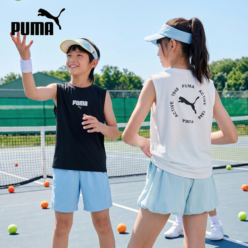 Puma Children's Clothing 2026 Summer New Style Kidsren's Vest Is Moisture-Absorbent, Quick-Drying, Lightweight and Comfortable Puma Children's Clothing 2026 Summer New Style Kidsren's Vest Is Moisture-Absorbent, Quick-Drying, Lightweight and Comfortable