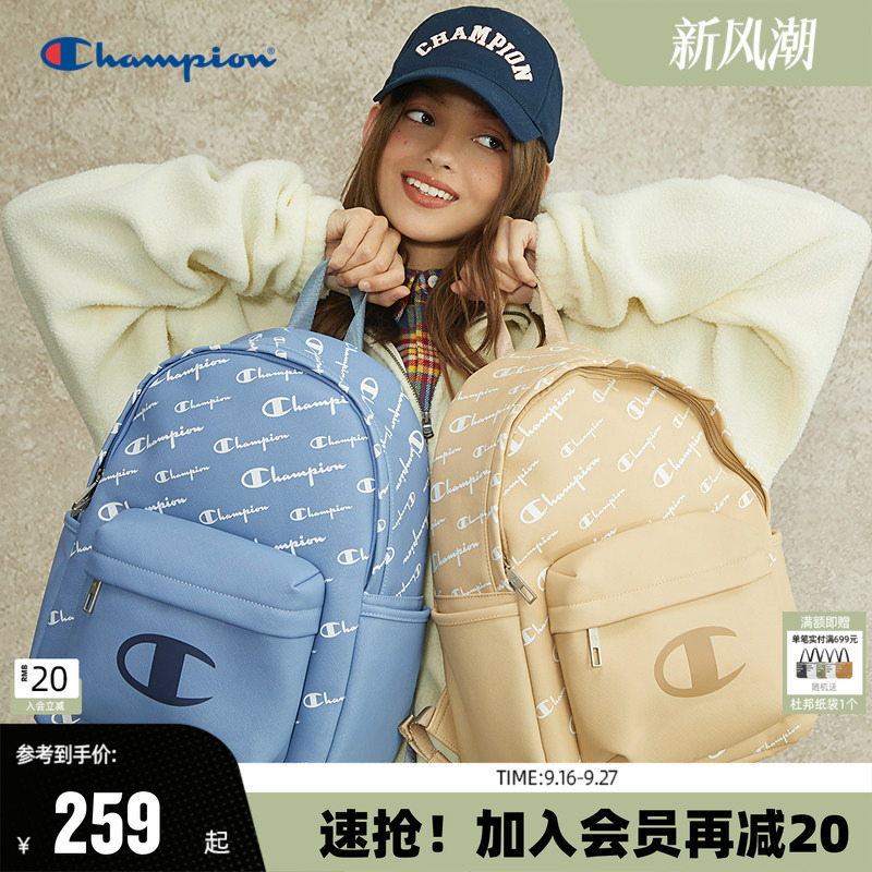 Champion Backpack Large Capacity Full Print Vintage Fashion Backpack School Bag Couple Back to School Thickened Shoulder Straps Champion Backpack Large Capacity Full Print Vintage Fashion Backpack School Bag Couple Back to School Thickened Shoulder Straps