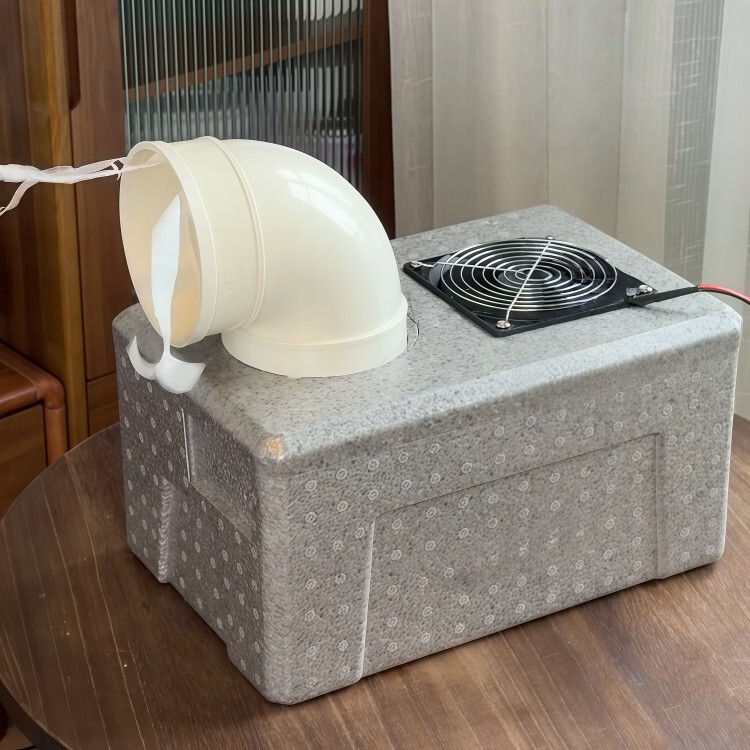 DIY Small Air Conditioner Parts Kit, Complete Set of Semiconductor Refrigeration Air Conditioner Fan, Low-Cost DIY Air Conditioner Fan for Rental Housing