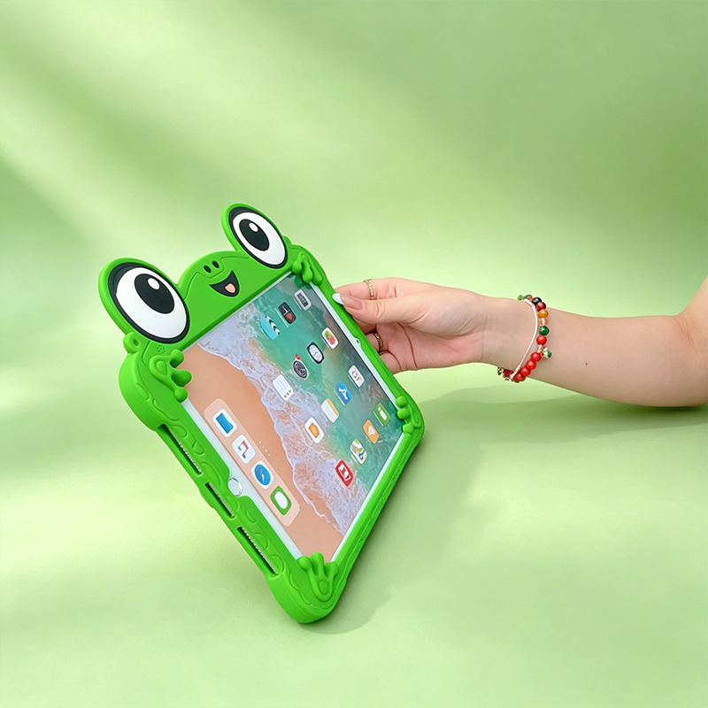 Xiaohe Tablet iPad Protective Case Big-Eyed Frog Suitable for Apple Samsung Lenovo Anti-Fall Cover Cartoon Silicone Full Coverage Xiaohe Tablet iPad Protective Case Big-Eyed Frog Suitable for Apple Samsung Lenovo Anti-Fall Cover Cartoon Silicone Full Coverage