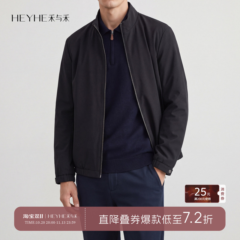 Xiaohe Men's Clothing [City Hunter] Three-Proof Fabric Filled with Sheep Wool for Added Warmth and Temperature Retention Jacket