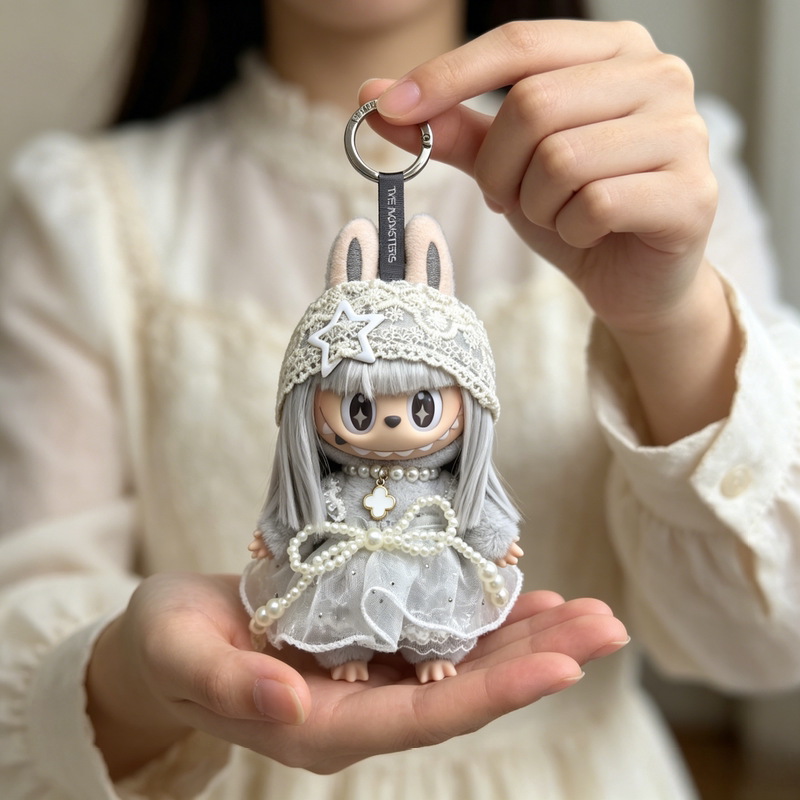Labubu Retro Barber Shop Doll Clothes Rebellion Diary Set Labubu First Generation Second Generation Third Generation Universal Clothes