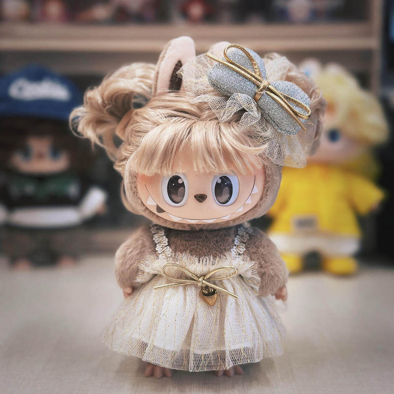 Labubu Retro Barber Shop Doll Clothes Set First Generation Second Generation Third Generation Labubu Universal Clothes Skirt Replacement Outfit Labubu Retro Barber Shop Doll Clothes Set First Generation Second Generation Third Generation Labubu Universal Clothes Skirt Replacement Outfit