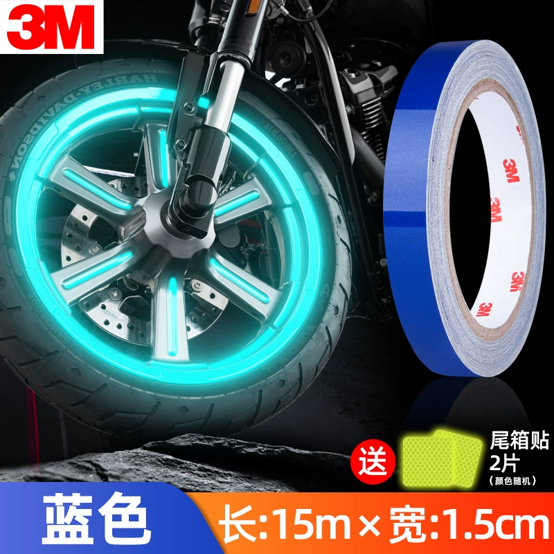 3M Xe Máy Bánh Xe Trung Tâm Phản Quang Dán Thân Xe Cá Tính Chặn Xước Trang Trí Xe Ô Tô Xe Điện Dán Dạ Quang các logo xe hơi 