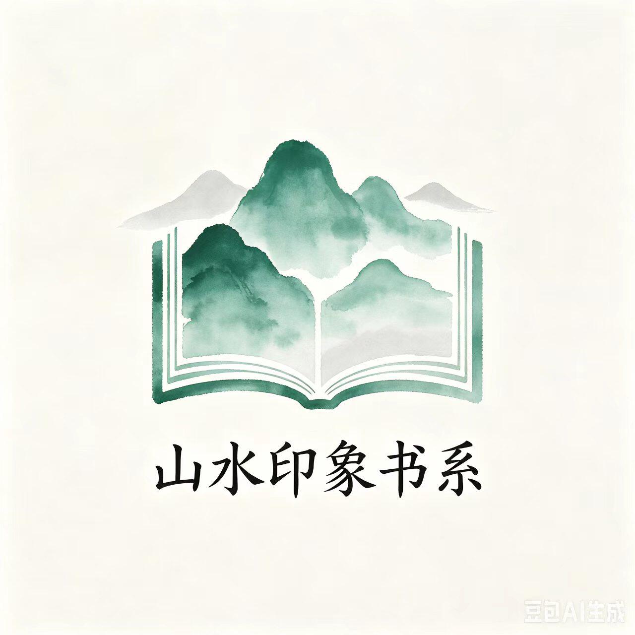 山水印象图书专营店的LOGO