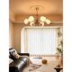 New French-Style Vintage Living Room Chandelier, Main Light, American Retro Light Luxury Bedroom Lamp, High-End Study Room Lighting