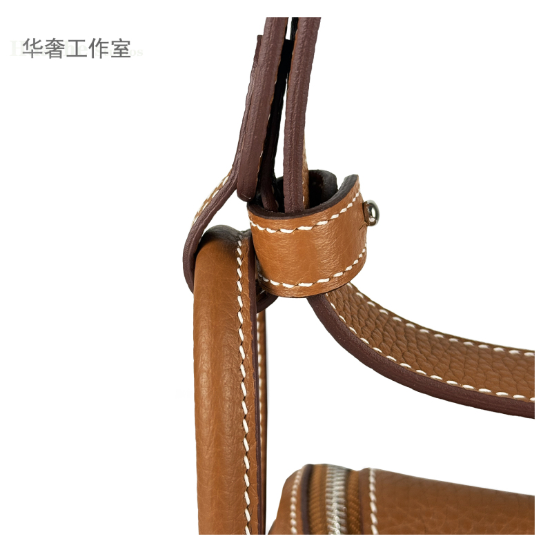 Modified Mini Lindy 19 First-Generation Shoulder Strap Shortening Buckle H Bag Genuine Leather Shortening Buckle to Adjust Strap Length
