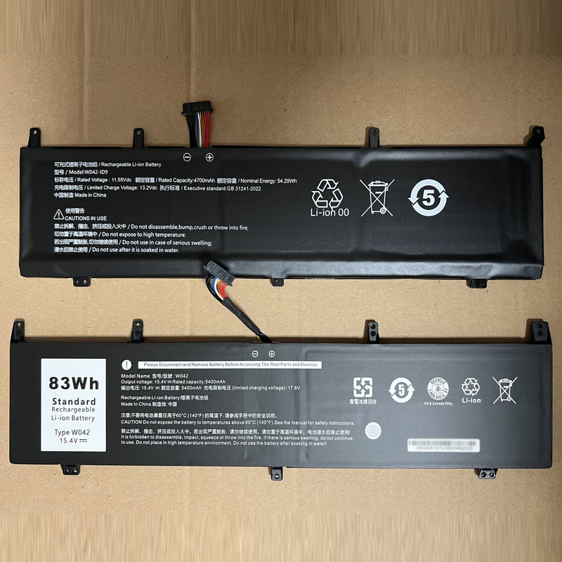 W042-Id9 Is Suitable for Machenike Mc15N Wookng X15 Laptop Battery W042-Id9 Is Suitable for Machenike Mc15N Wookng X15 Laptop Battery