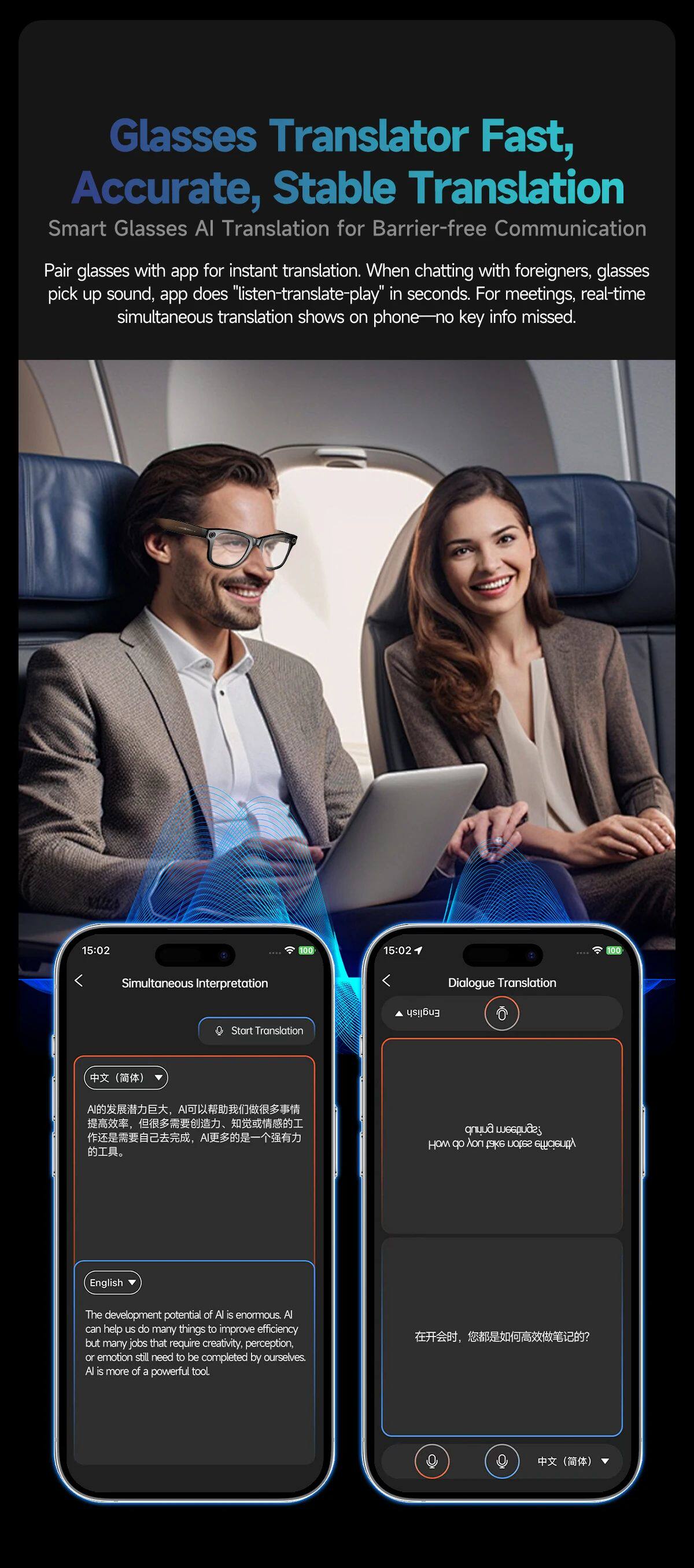 Компьютерные очки 2026 smart glasses men 8mp camera wifi bluetooth touch contr