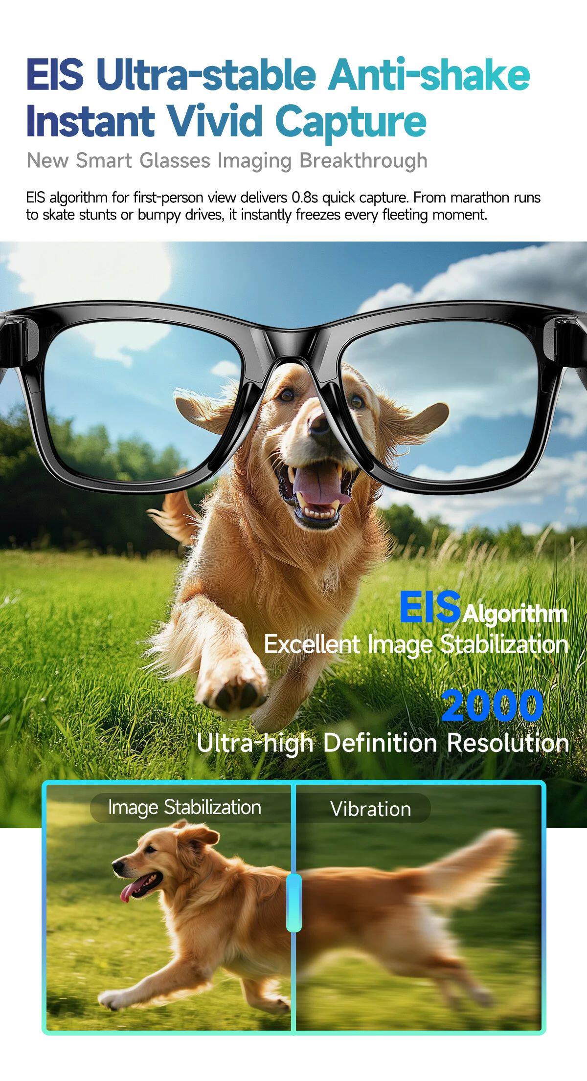 Компьютерные очки 2026 smart glasses men 8mp camera wifi bluetooth touch contr