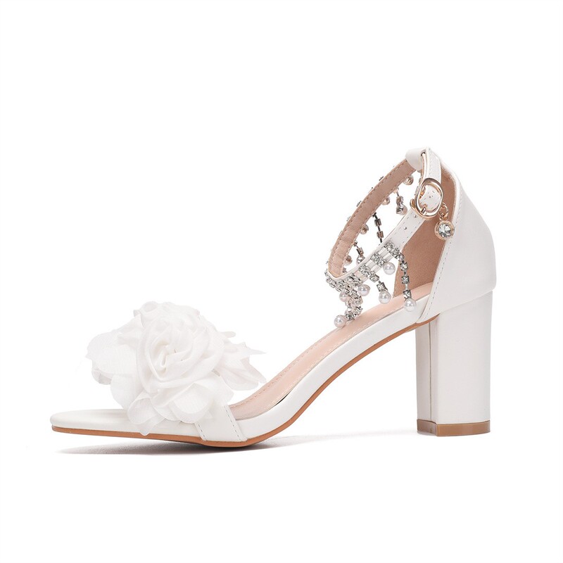 2026 New Style Fish-Mouth High-Heeled Shoes for Women, Chunky Heel Shoes, One-Strap Waterproof Platform, Ultra-High Heel Sandals, Wedding Shoes, High Quality 2026 New Style Fish-Mouth High-Heeled Shoes for Women, Chunky Heel Shoes, One-Strap Waterproof Platform, Ultra-High Heel Sandals, Wedding Shoes, High Quality