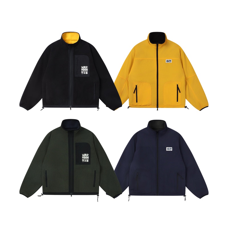 Expensive Taste Am Loose-Fitting American-Style Outdoor Casual Autumn and Winter Fleece Reversible Jacket