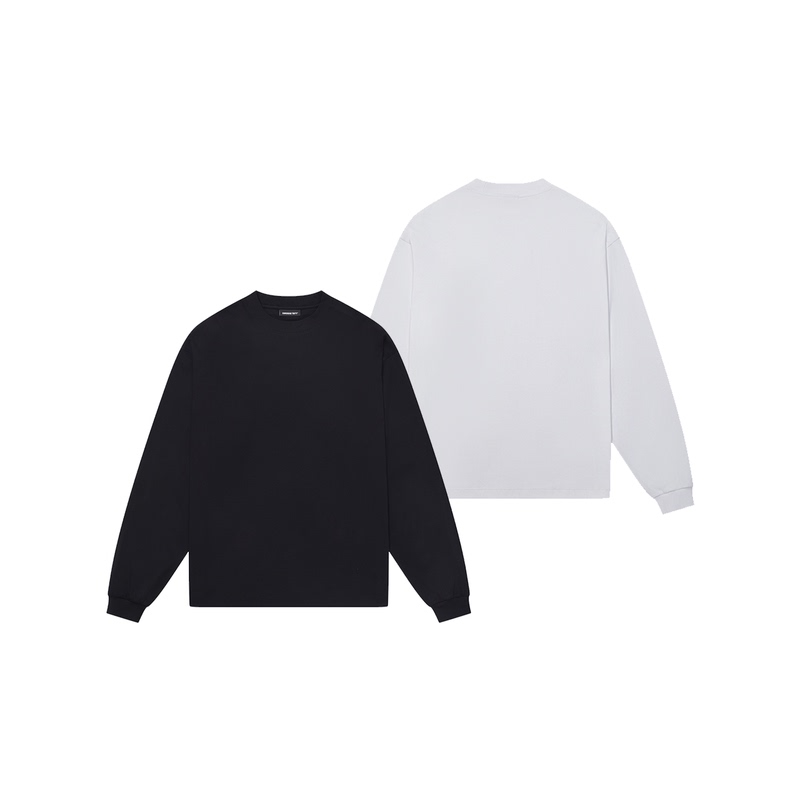 Expensive Taste - 9to9 Liquid Ammonia Long-Sleeve (2 Pieces/Set) Casual Loose Solid Color Basic T-Shirt Expensive Taste - 9to9 Liquid Ammonia Long-Sleeve (2 Pieces/Set) Casual Loose Solid Color Basic T-Shirt