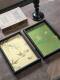 Imitation Embroidery Light and Shadow Bamboo Leaf Style Tray Storage Tray Small Item Storage Tray Living Room Desktop Tray