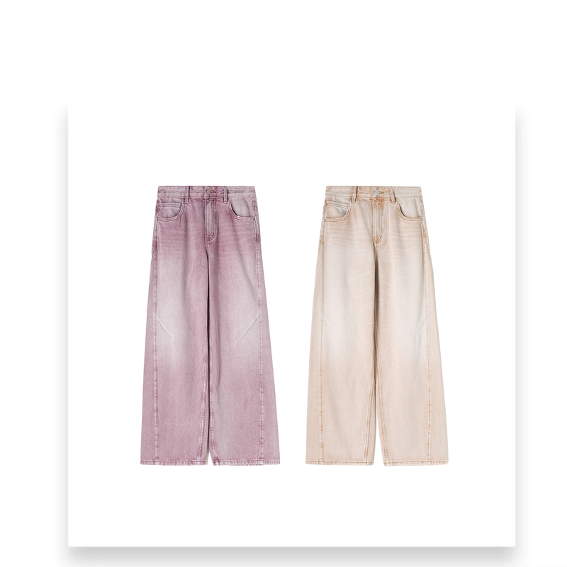 【Ami Summer New Collection】【Turkish Colorful Jeans】【Non-Stretch】Slimming Scimitar Leg Pants
