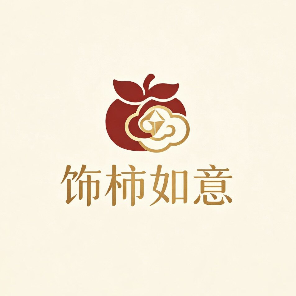 饰柿如意的LOGO