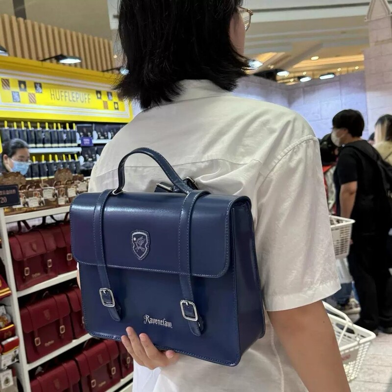 In-Stock Harry Potter Collaboration Hogwarts School of Witchcraft and Wizardry Backpack, Shoulder Bag, Messenger Bag, British Style