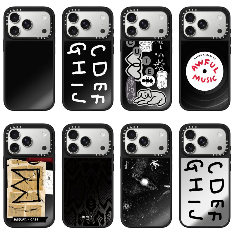 C Brand's New Collaboration Black Series Case Suitable for iPhone Apple 17 Pro Max Phone Case Air/17 Pro/17 Women's 16 Pro Max Acrylic 16 Plus Full Coverage 16 Pro Trendy 1612