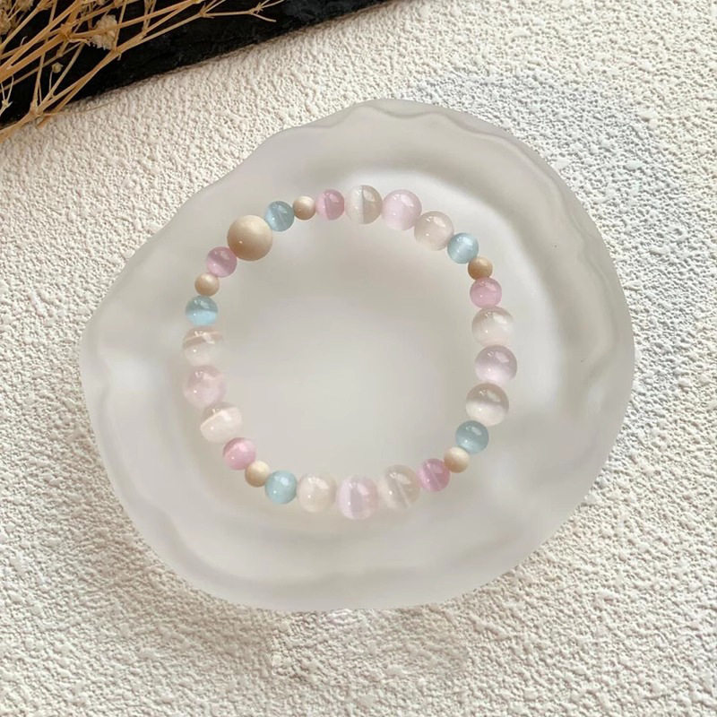 💖找回复古之美，「梨花院落」新中式荔枝冻猫眼石手串 -莫桑石手链-淘宝好物网