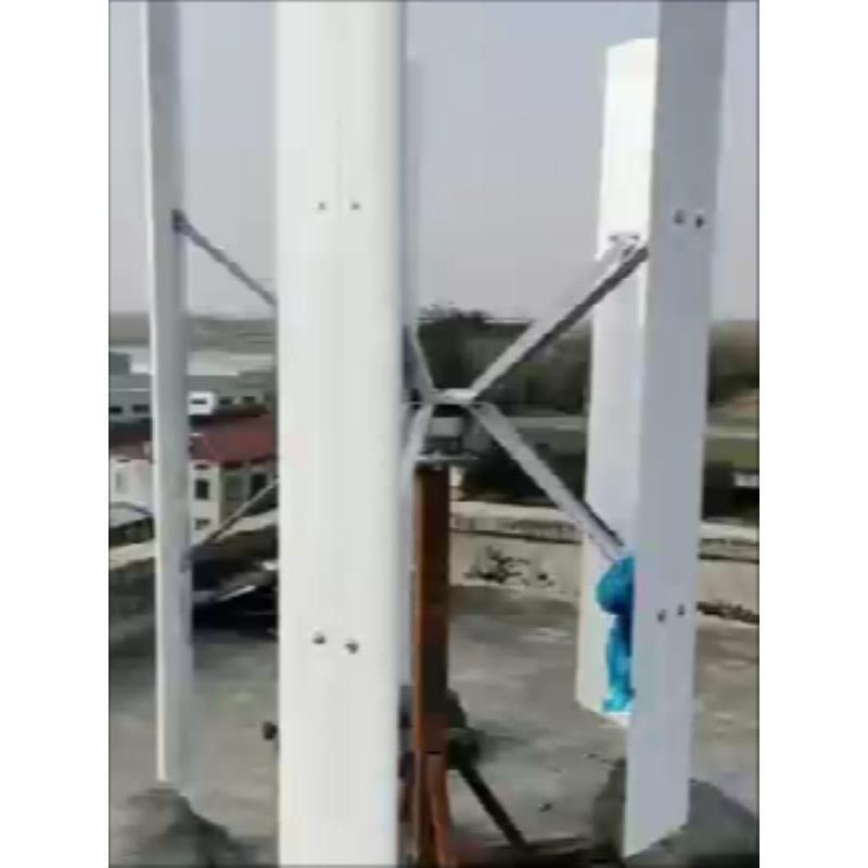 High-Power Vertical Axis Wind Turbine with Coreless Design and Low Torque, Capable of Powering Household Appliances, 220V Experimental Project High-Power Vertical Axis Wind Turbine with Coreless Design and Low Torque, Capable of Powering Household Appliances, 220V Experimental Project