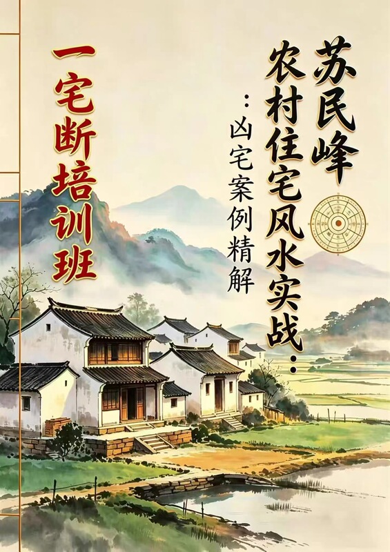 Yizhai Duan Training Class: "Detailed Explanation of Rural Residential Feng Shui + In-Depth Analysis of Haunted House Cases" by Su Minfeng, 16-Page Color Edition, in Stock with Free Shipping Yizhai Duan Training Class: "Detailed Explanation of Rural Residential Feng Shui + In-Depth Analysis of Haunted House Cases" by Su Minfeng, 16-Page Color Edition, in Stock with Free Shipping