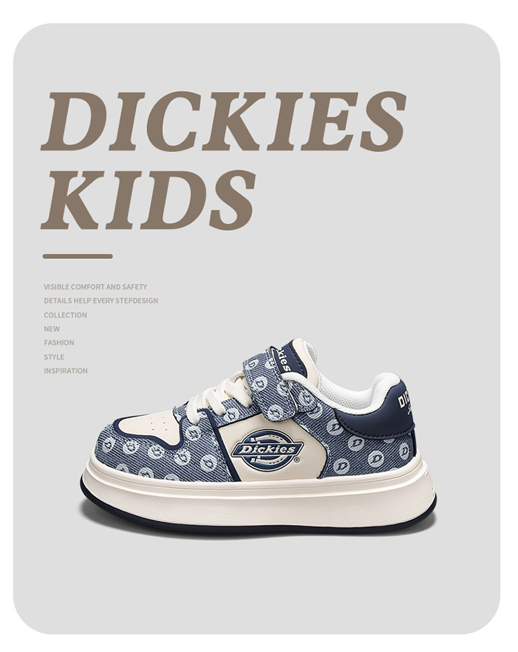 Dickies儿童板鞋2026新款秋季男女童轻便低帮运动鞋休闲中大童鞋 — 6