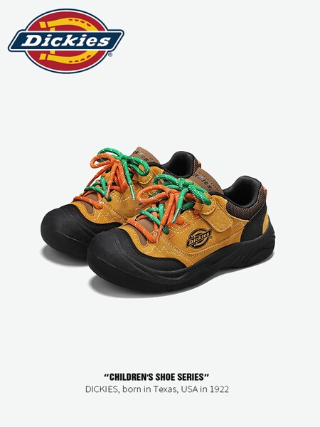 Dickies Kidsren's Outdoor Hiking Shoes 2026 New Autumn Medium and Large Kidsren's Shoes Non-Slip Soft Sole Casual Sports Shoes