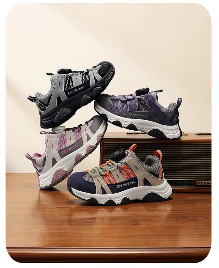 Dickies Kidsren's Sports Shoes New Autumn Style Medium and Large Kidsren's Shoes White-Soled Casual Shoes Non-Slip Boys and Girls Dad Shoes — 5