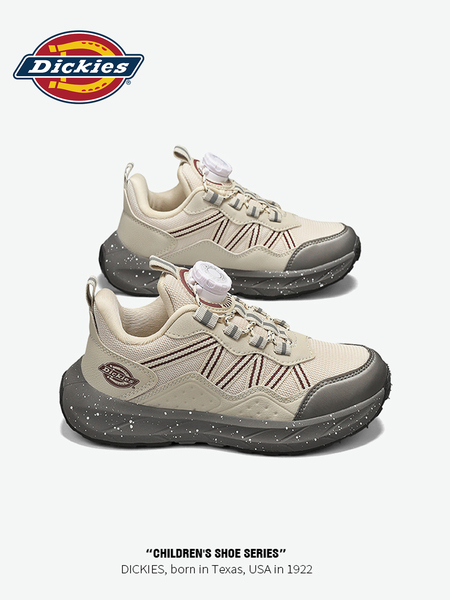 Dickies Medium and Large Children's Sports Shoes for Boys and Girls 2026 Autumn New Model with Rotating Buckle Children's Cushioning Running Shoes — 4
