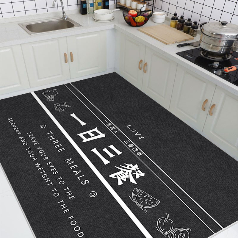 Wash-free kitchen floor mats are stain-resistant, water-proof, oil-proof and anti-slip. Large-area carpets, floor mats and foot pads are custom-made for home use.