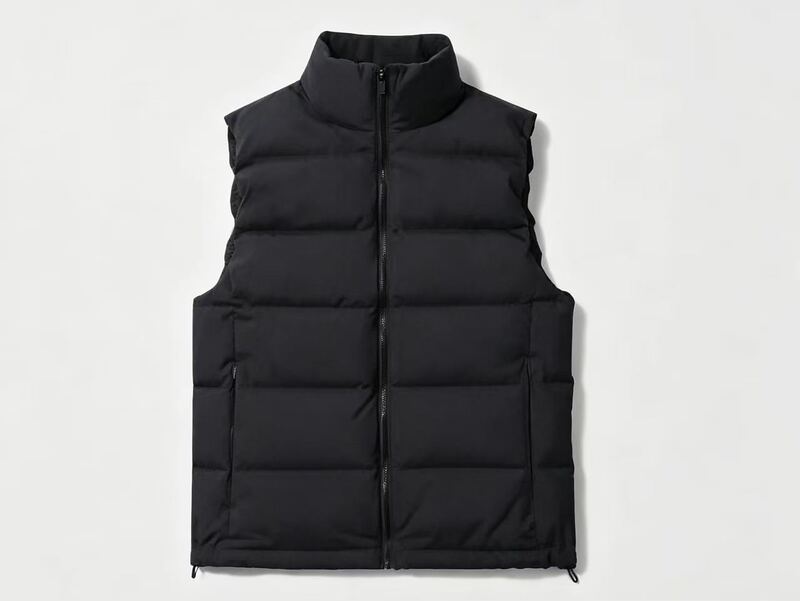 Winter Warm and Fashionable Sports Casual down Vest for Men and Women with Cut Tags and Printed Labels Winter Warm and Fashionable Sports Casual down Vest for Men and Women with Cut Tags and Printed Labels