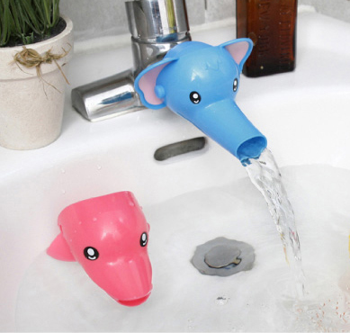 Tap Lengthening Water Nozzle Extension Assistive Device Cartoon Children Baby Splash Wash Head Cleaner Guide Sink Extender